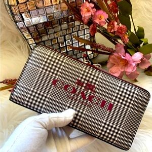 COACH VINTAGE SIGNATURE ACCORDION WALLET FOR WOMEN